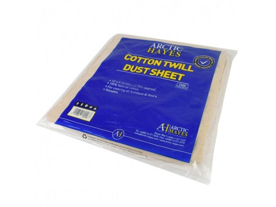 AD62822 - Arctic Hayes Cotton Twill Dust Sheet 12ft x 9ft