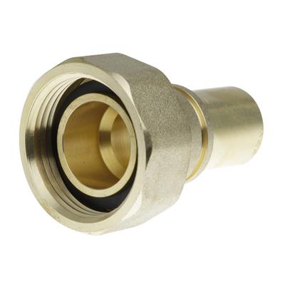 GENBRA 1" x 22mm Gas Meter Union & Washer