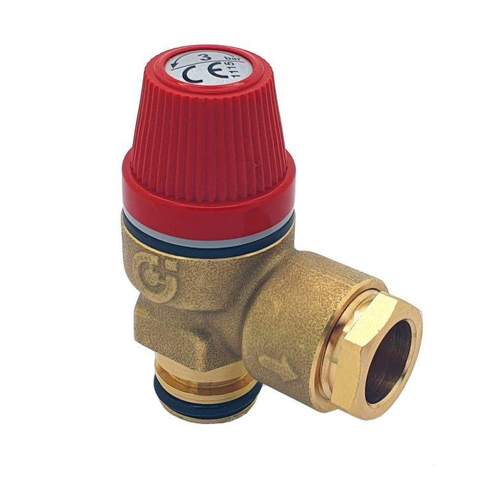 Caleffi 3 Bar Pressure Relief 1/2″ O-Ring/Circlip