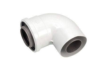 Worcester Bosch 90 Degree Boiler Flue Elbow 60/100 7716191084