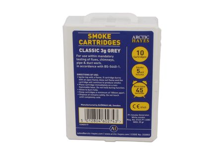 A333003 - Arctic Hayes - Classic 3g - White Smoke Cartridges - 10 Pack
