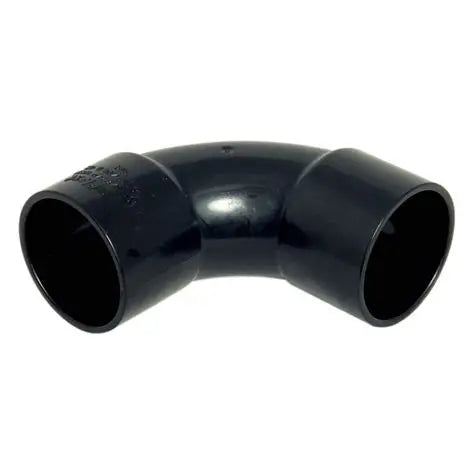 WS15B - Floplast 40mm Swept Bend - Black