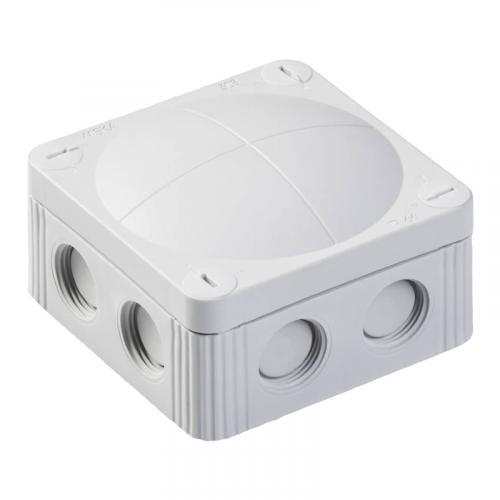 Wiska Combi Waterproof Junction Box (Grey) 4mm Terminals