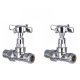 DUAL FUEL POLISHED RADIATOR VALVES