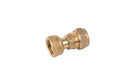 Compression 15mm x 1/2 Straight Tap Connector