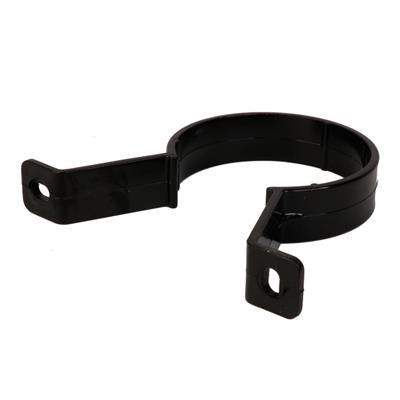 Black Roundline Downpipe Bracket 68mm