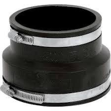 FC0244 - Clay to Cast 4" Rubber Flexible Connector