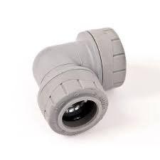 PB122 - Polyplumb 22mm Equal Elbow