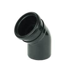 Floplast 32mm 45 degree Spigot Bend - Black