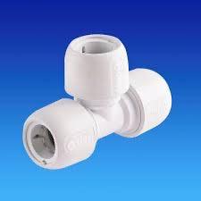 HD10/22W Hep2O Equal Tee PB White 22mm