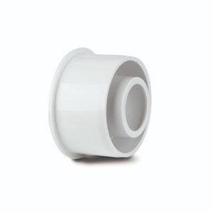 S416W - 40mm x 21.5mm Overflow White Reducer