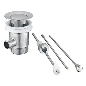 AQS581 - KeyPlumb - Lever Operated Pop Up Basin Waste - Chrome