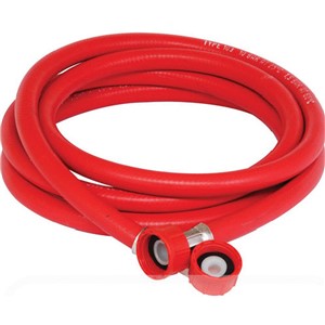 Q16000 - KeyPlumb - Washing Machine Inlet Hose - Red - 1.5m