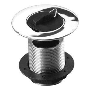WSS25CP - Belfast Sink Waste - Slotted C/w Black Plug