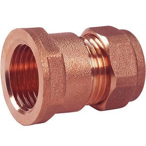 K08507 Comp Female Iron Coup 22mm x 3/4"