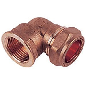 K08519 Comp Female Iron Elbow 15mm x 1/2"