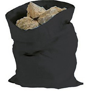 Black Rubble Sacks 20" x 30" sold EA