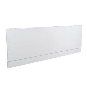 K11742 - KeyPlumb 1800mm Waterproof Bath Panel - 2 Piece - Gloss White