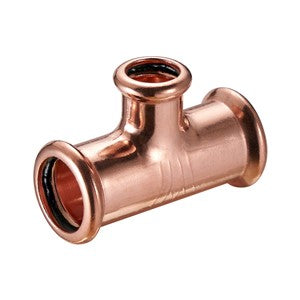KPPFRETE221522 - KeyPlumb - Pressfit Red. Tee - 22 x 15 x 22mm (L/C/R)
