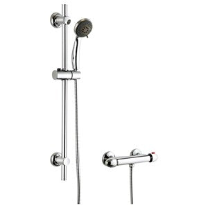 XAV801 - Thermostatic Bar Shower Valve and Kit - 3 Function - Chrome