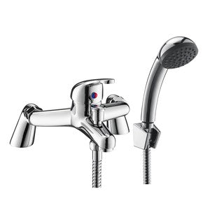 XAV803 - Bath Shower Mixer Tap and Pillars Chrome (WRAS)