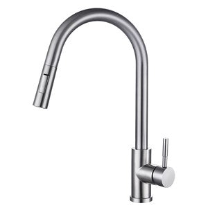 XAV816 - Xaviga Pull Out Kitchen Mixer Stainless Steel