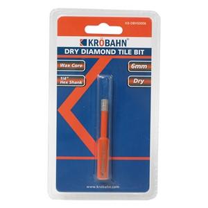 KB-DBHS0006 Krobahn Dry Diamond Tile Bit 6 x 68mm