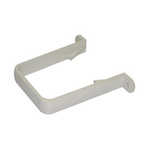RCS1W - FloPlast - Square Pipe Clip - White - 65mm