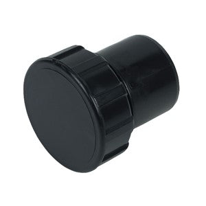 WS31B - FloPlast - ABS Access Plug - Black - 40mm
