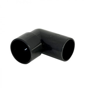 WS27B - FloPlast - 90* Conversion Bend ABS Solvent - Black - 40mm