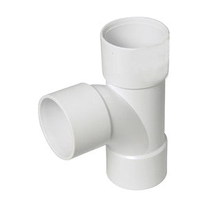 WS22W - FloPlast - Tee ABS Solvent - White - 32mm