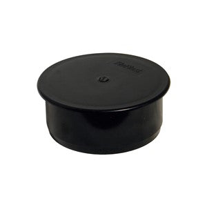 SP296B - FloPlast - Socket Plug - Black - 110mm