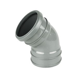 SP440G - Floplast 110 45 degree D/Sock Bend Grey