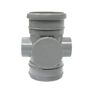 SP275G - FloPlast - Access Pipe-Socket/Solvent Socket - Grey - 110mm
