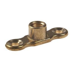 Brass M10 Munsen Female Backplate