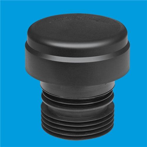 VP100E McAlpine Int/Ext Air Admittance Valve for 110mm Pipe Black