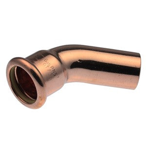 39836 Pegler Xpress SG21S 45 degree gas street elbow 22mm Copper