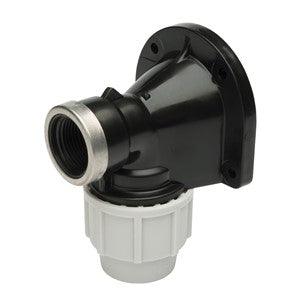 PL077500020005 - Plasson Wall Plate Elbow 20mm x 1/2"