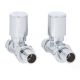 DECORATIVE POLISHED RADIATOR VALVES