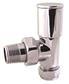 15mm Chrome Angled Towel Rail Valve (Pair/1 Box)