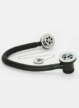 10903P Highlife Parking Plug & Chain Bath Waste & Overflow