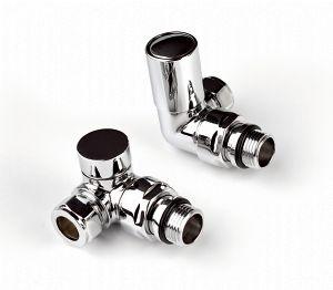 15mm Chrome Corner Towel Rail Valve (Pair/1 Box) XAV642