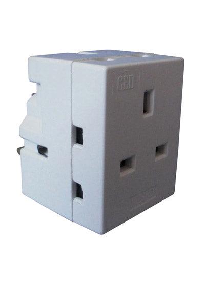 13A adaptor 2 way