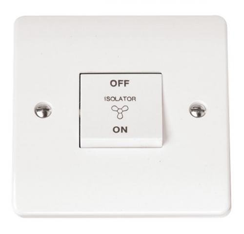 CMA020 - Scolmore Click Mode 10A Triple Pole Fan Isolator Switch White