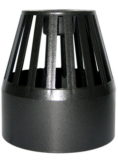 Floplast 110mm Vent Terminal - Black