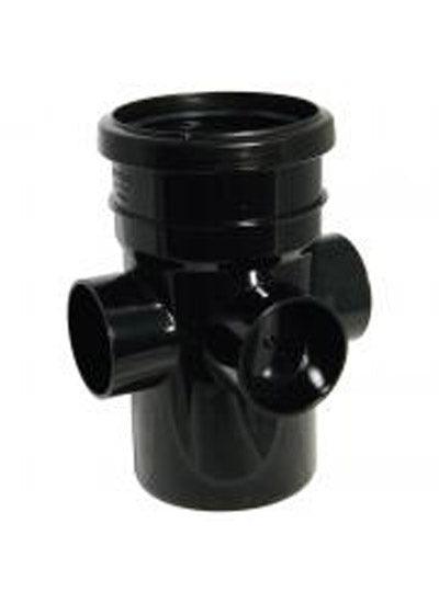 SP581B - Floplast 110mm Single Socket Boss Pipe - Black