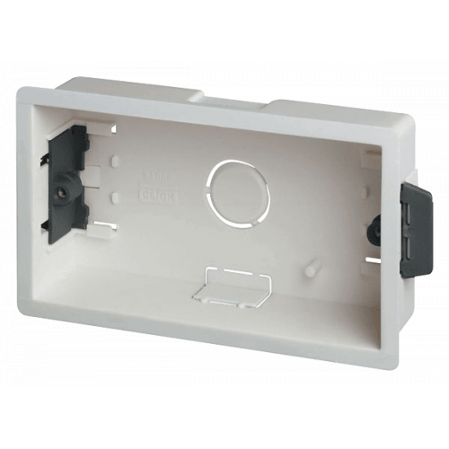 WA088P - Scolmore Click Essentials 2 Gang Dry Lining Box 35mm