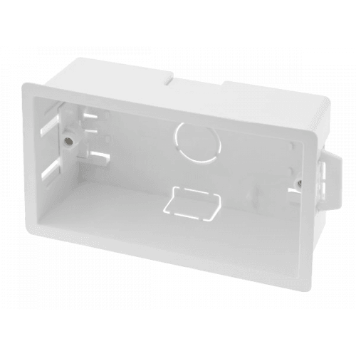 WA107P - Scolmore Click Essentials 2 Gang Dry Lining Box 47mm