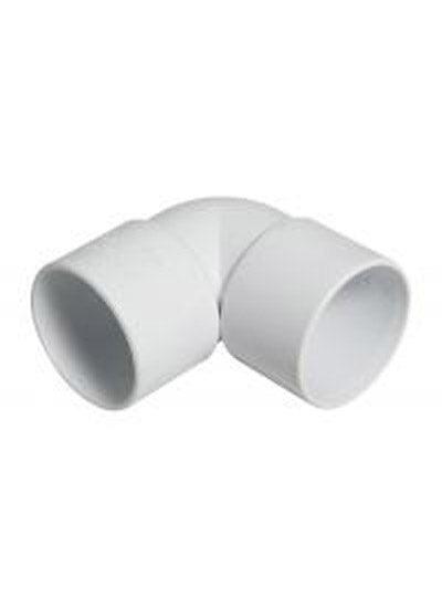 WS11W - Floplast 40mm Knuckle Elbow - White