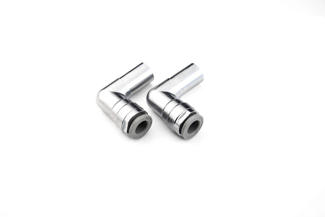 Radiator Valve Stem Elbow - 15 x 10mm Push-Fit